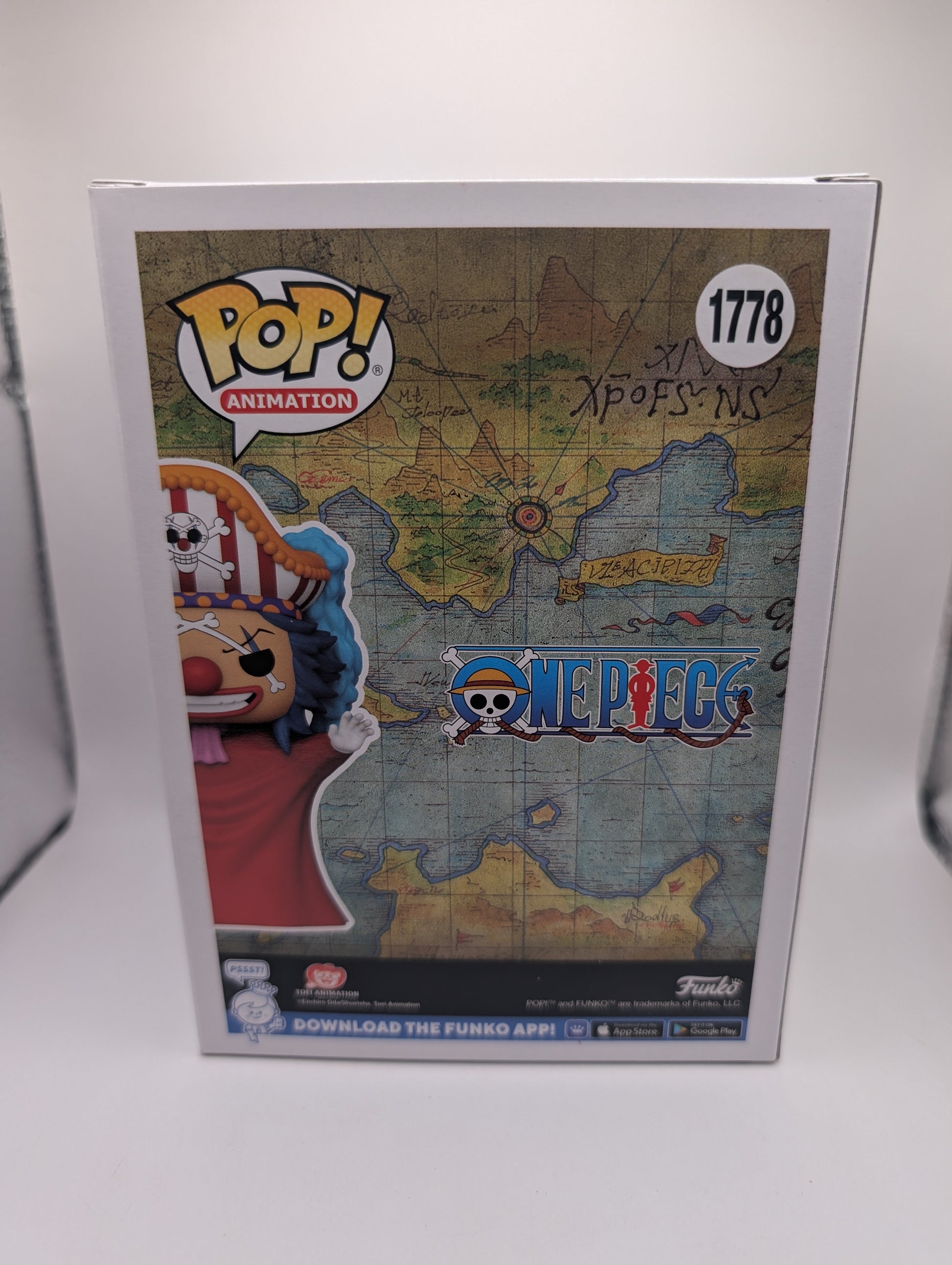 Funko Pop! Vinyl: One Piece Buggy the Genius Jester #1778, Chalice Exclusive FRENLY BRICKS - Open 7 Days