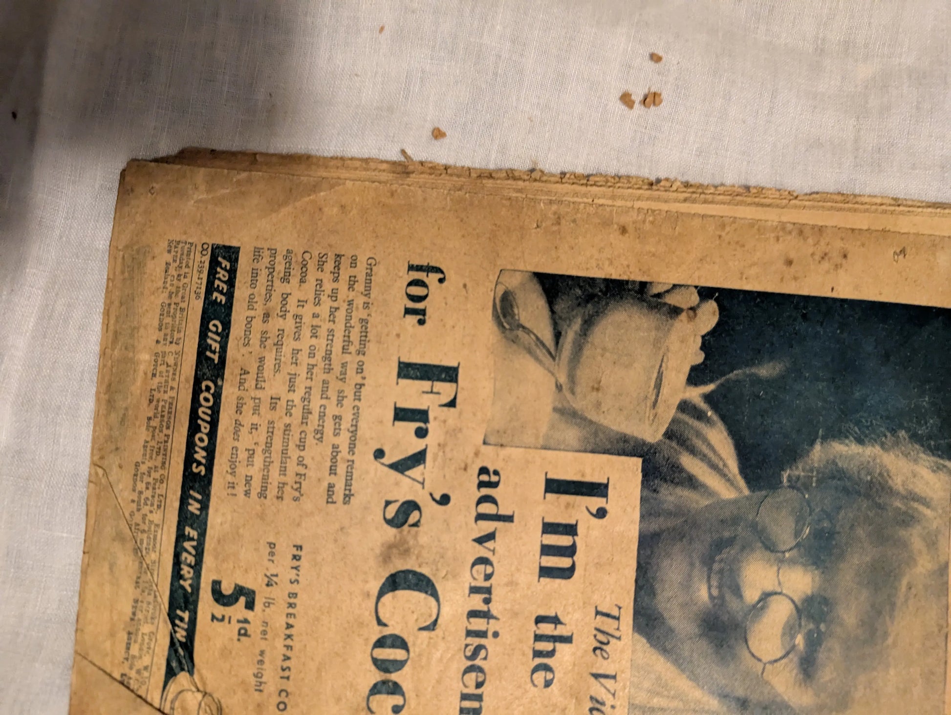 Peg's Paper 1936 Feb 29 poor condition FRENLY BRICKS - Open 7 Days