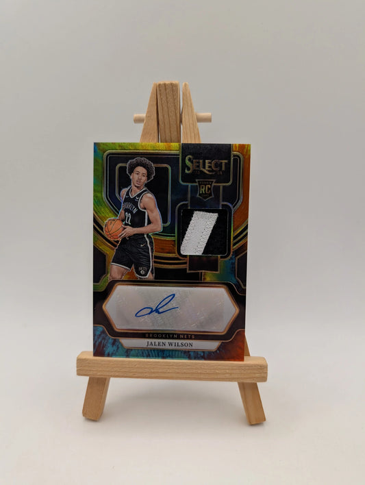 2023-24 Panini Select Jalen Wilson RC Auto RPA /25 Tie-Dye Parallel RJ-WIL FRENLY BRICKS - Open 7 Days