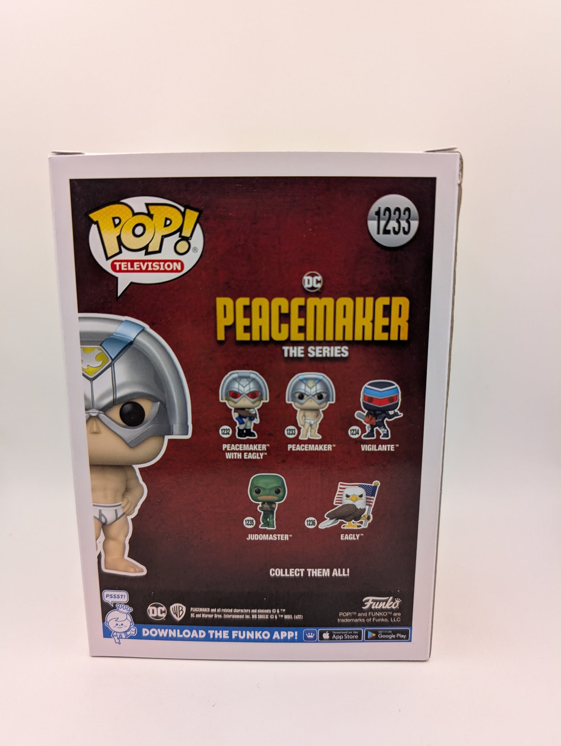 Peacemaker : The Series Peacemaker in Underwear Pop! Vinyl Figure Pop #1233 Funko