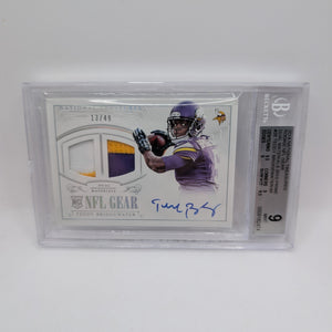 2014 National Treasures Teddy Bridgewater RPA RC NFL Gear Dual Materials /99 BGS 9 FRENLY BRICKS - Open 7 Days