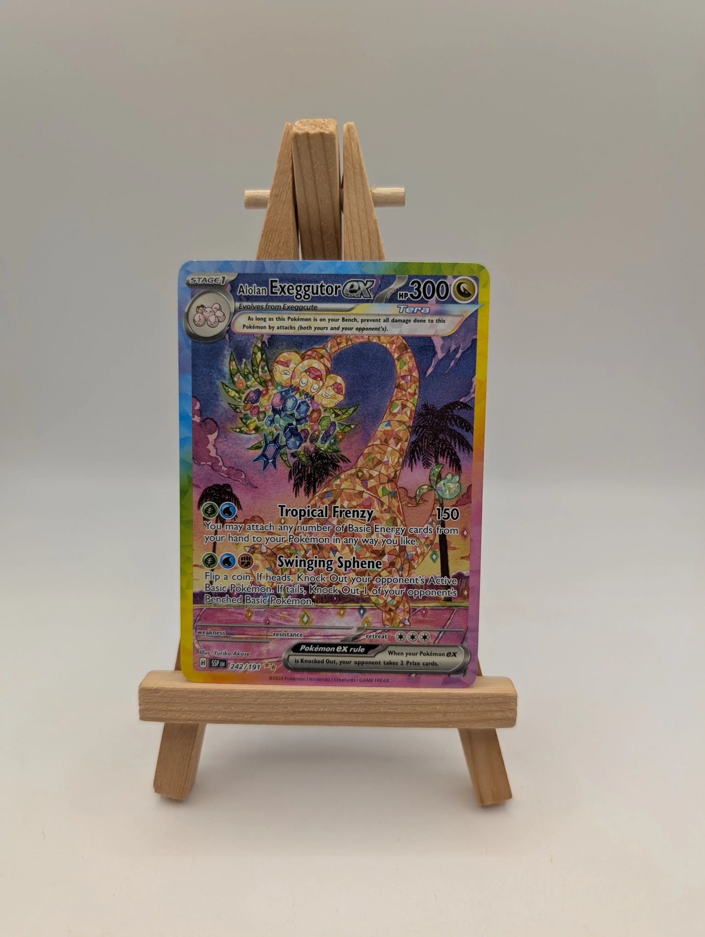 Alolan Exeggutor ex 242/191 | Surging Sparks | SIR | Pokemon Card FRENLY BRICKS - Open 7 Days