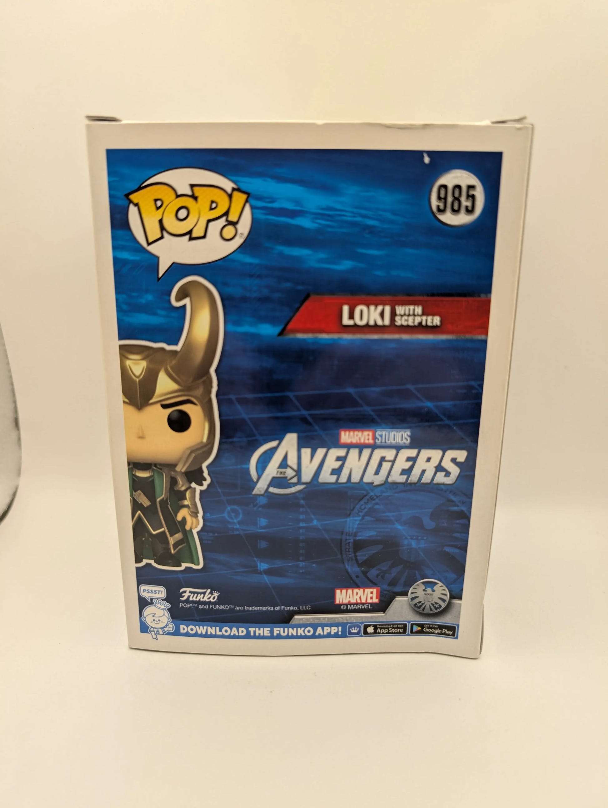 The Avengers - Loki with Scepter Glow in the Dark Pop! Vinyl Figure (RS) #985 FRENLY BRICKS - Open 7 Days image 3