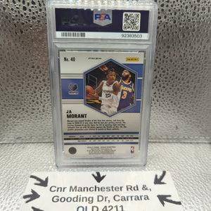 2020 Mosaic Ja Morant REACTIVE YELLOW #40 PSA 10 FRENLY BRICKS - Open 7 Days