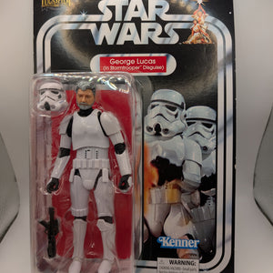 STAR WARS BLACK SERIES 50TH GEORGE LUCAS IN STORMTROOPER DISGUISE 6