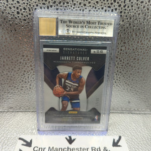 2019-20 Panini Prizm Sensational Signature #33 /25 Jarrett Culver PSA 9 FRENLY BRICKS - Open 7 Days