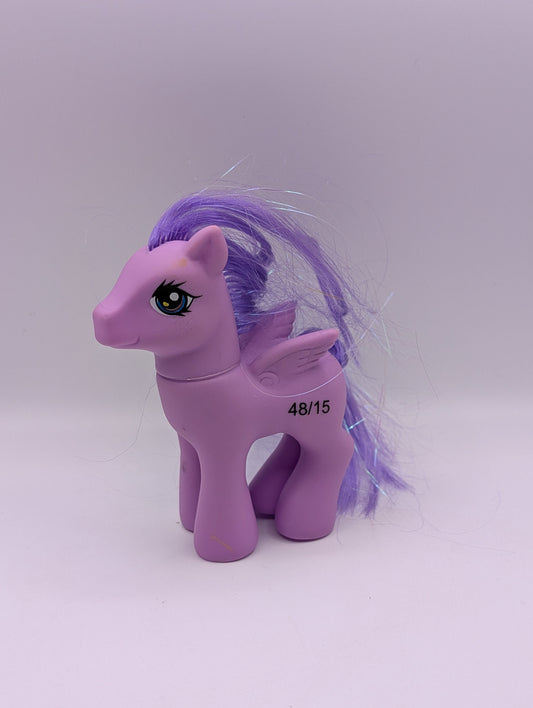 My Little Pony Purple With Wings Purple Glitter Hair Heart Music Note MLP FRENLY BRICKS - Open 7 Days