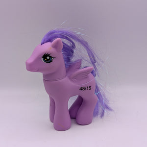 My Little Pony Purple With Wings Purple Glitter Hair Heart Music Note MLP FRENLY BRICKS - Open 7 Days