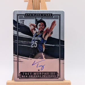 Trey Murphy III 2021-22 Impeccable Stainless Stars Autograph #'d l/99 Rookie RC FRENLY BRICKS - Open 7 Days