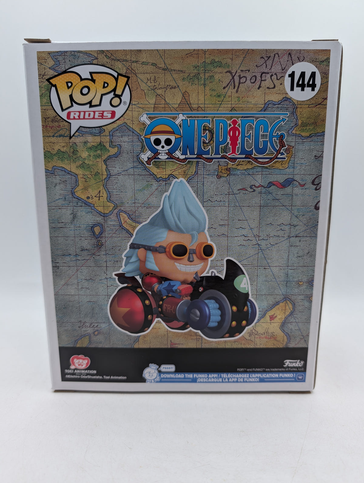 Funko POP! RIDES One Piece Franky with Black Rhino FR-U4 #144 2026 Spring Con, photo 5 image 5