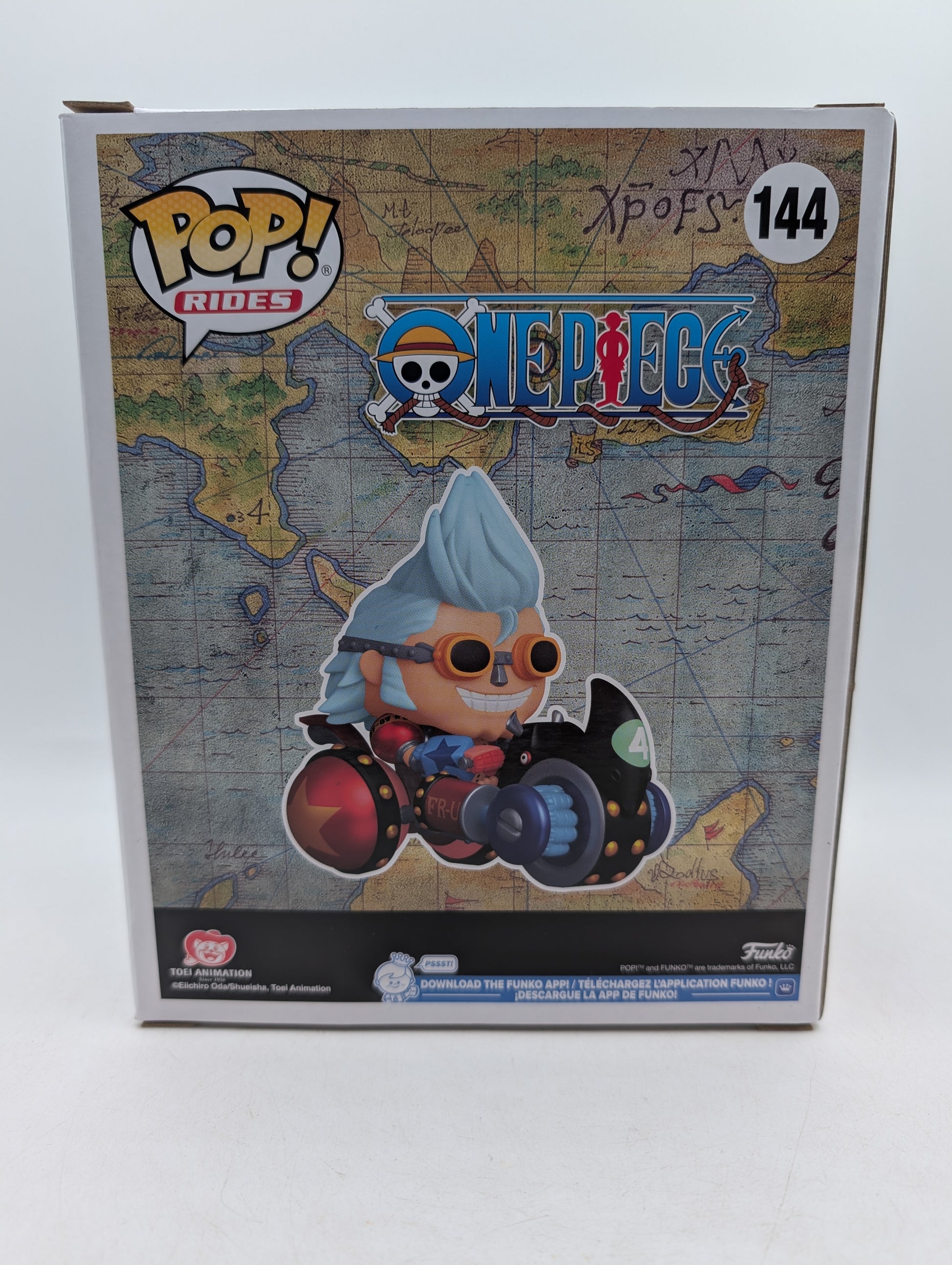 Funko POP! RIDES One Piece Franky with Black Rhino FR-U4 #144 2026 Spring Con image 5