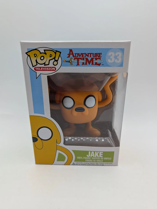 Funko POP Vinyl Adventure Time Jake #33 Vinyl Figure VAULTED FRENLY BRICKS - Open 7 Days