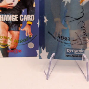 1996 Dynamic Rugby League National Heroes NH5 Steve Renouf Redemption/Auto/Cert FRENLY BRICKS - Open 7 Days