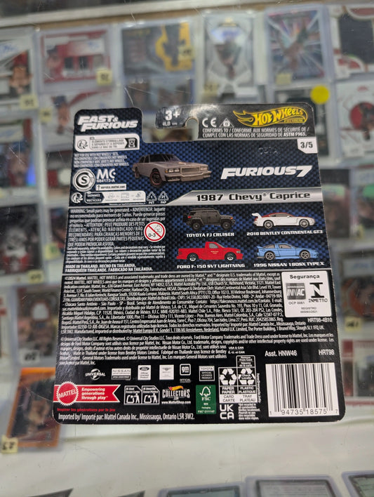 Hot Wheels Premium Fast & Furious 3/5 1987 Chevy Caprice FRENLY BRICKS - Open 7 Days