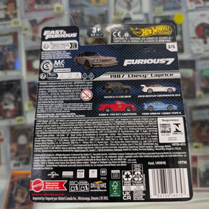 Hot Wheels Premium Fast & Furious 3/5 1987 Chevy Caprice FRENLY BRICKS - Open 7 Days