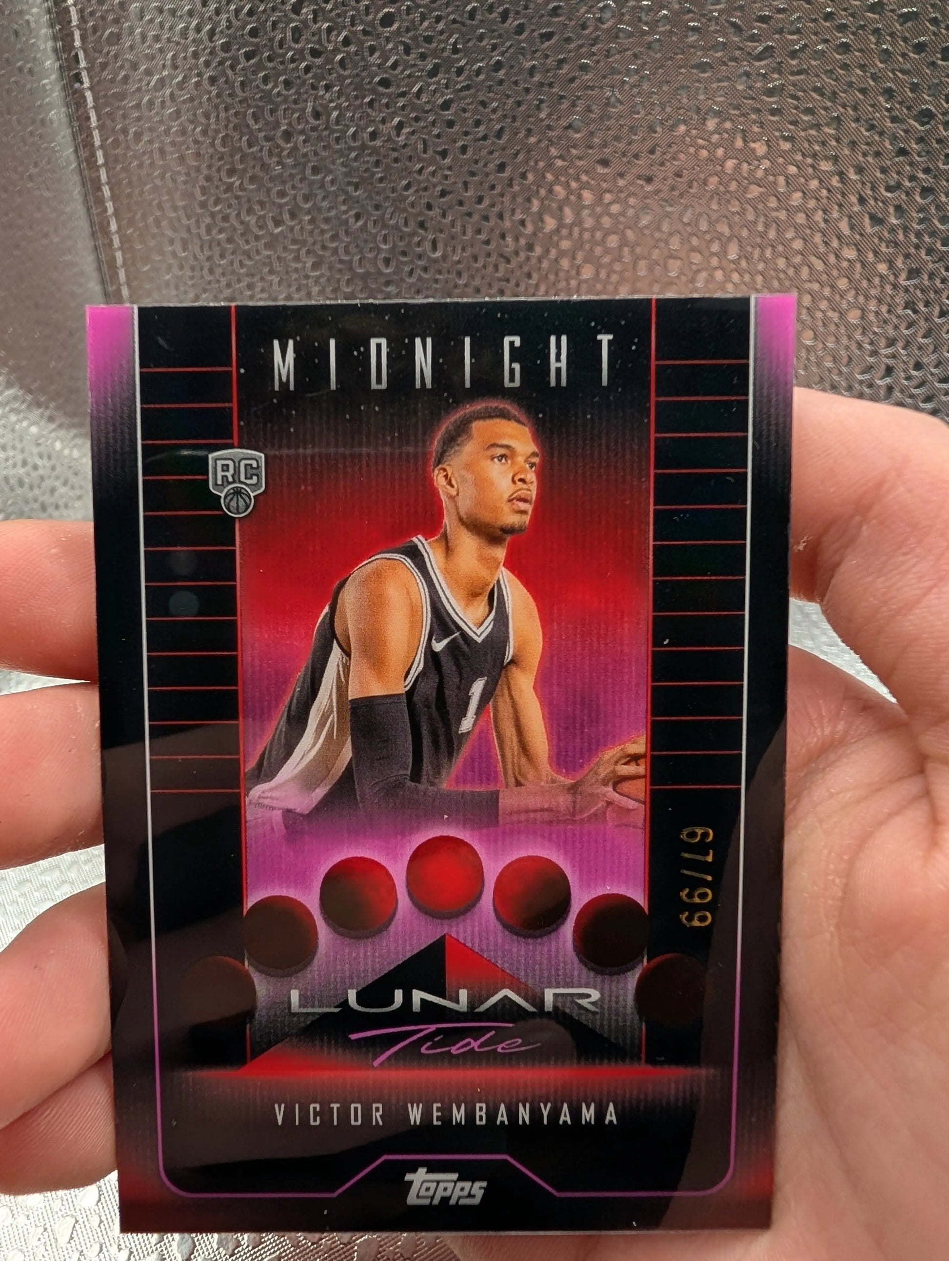 Victor Wembanyama Midnight Lunar Tide RC 67/99 Topps FRENLY BRICKS - Open 7 Days