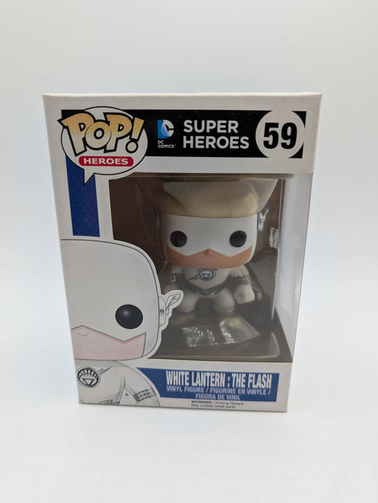 Funko Pop Vinyl! DC Super Heroes White Lantern Flash (#59) FRENLY BRICKS - Open 7 Days