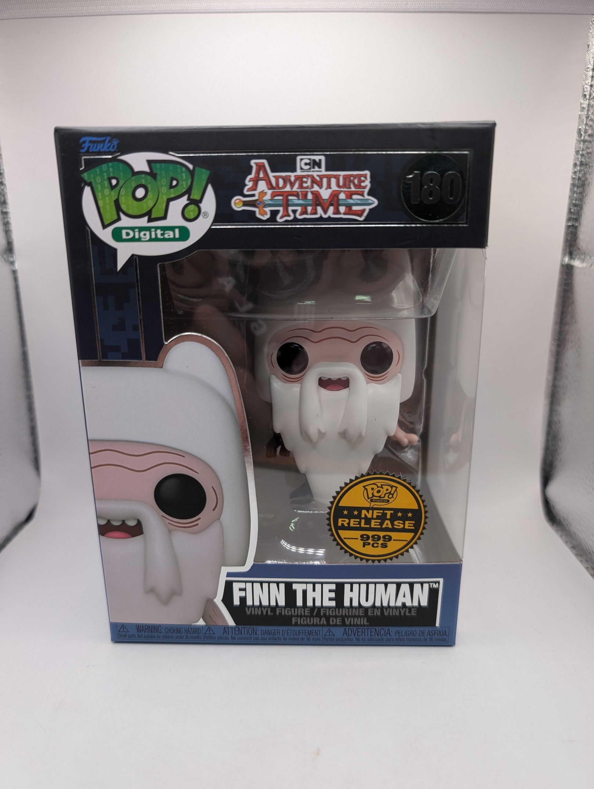 Funko Pop! Digital Adventure Time Finn the Human #180 Grail 999 pcs w/ Armor FRENLY BRICKS - Open 7 Days