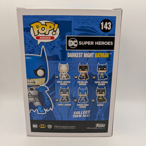 Funko Pop Vinyl DC Pop Heroes #143 Darkest Night Batman Limited Edition NYCC 2016 FRENLY BRICKS - Open 7 Days