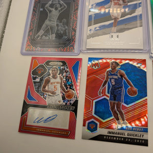 New York Knicks NBA Basketball Card Lot, Rookies, Patch, Auto, Graded, RJ Barret FRENLY BRICKS - Open 7 Days