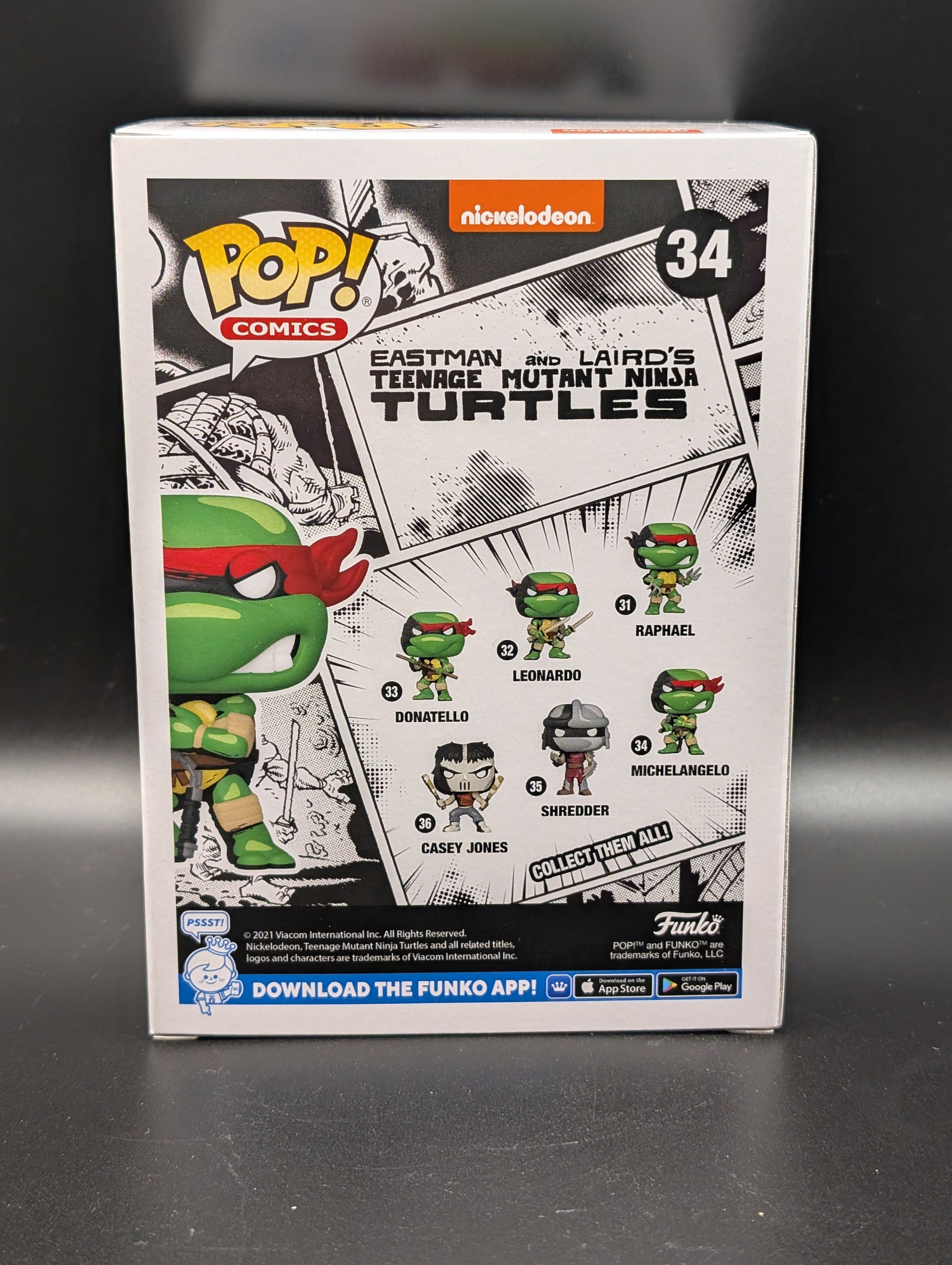 Funko POP! Comics Teenage Mutant Ninja Turtles #34 Michaelangelo Special Edition FRENLY BRICKS - Open 7 Days