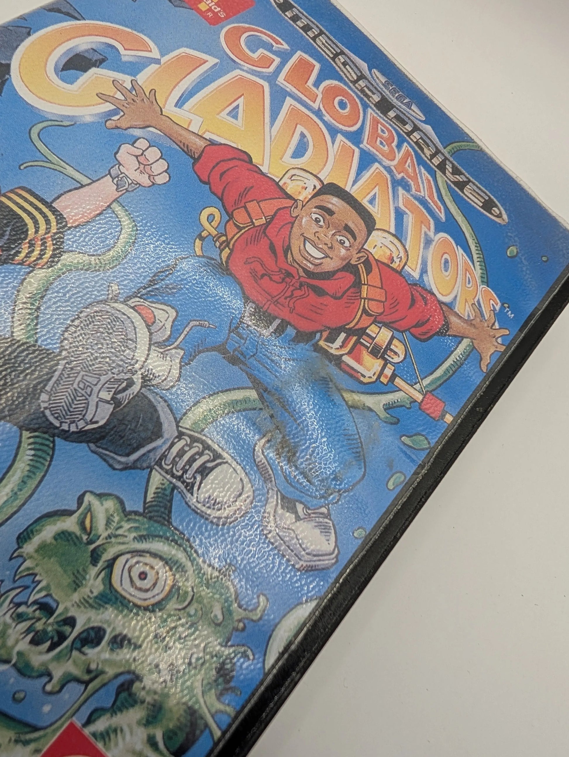 Global Gladiators Sega Mega Drive Complete Fair Condtion 1993 PAL USED FRENLY BRICKS - Open 7 Days