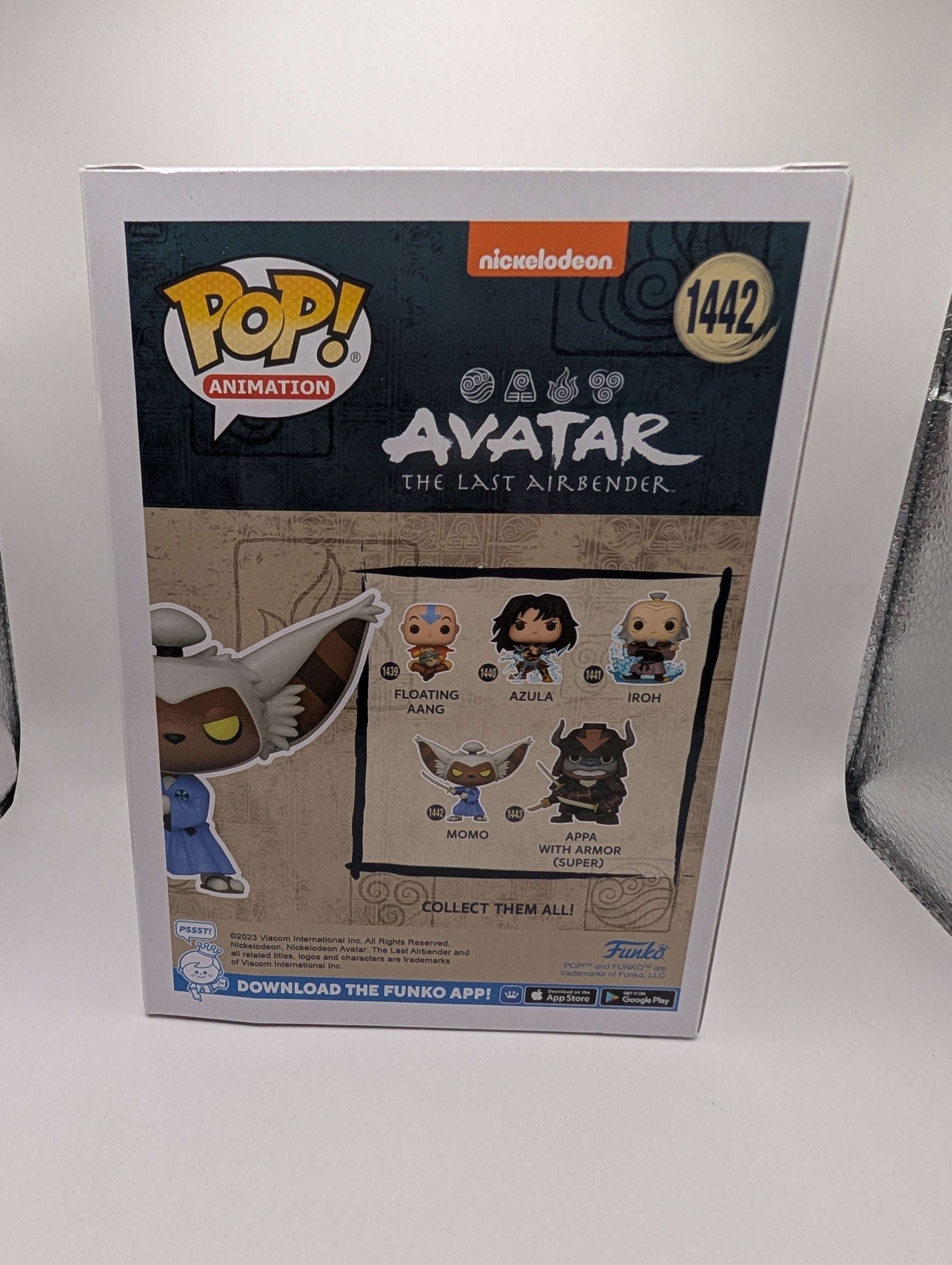 2023 Funko Pop! Animation Nickelodeon Avatar the Last Airbender 1442 Momo Vinyl FRENLY BRICKS - Open 7 Days