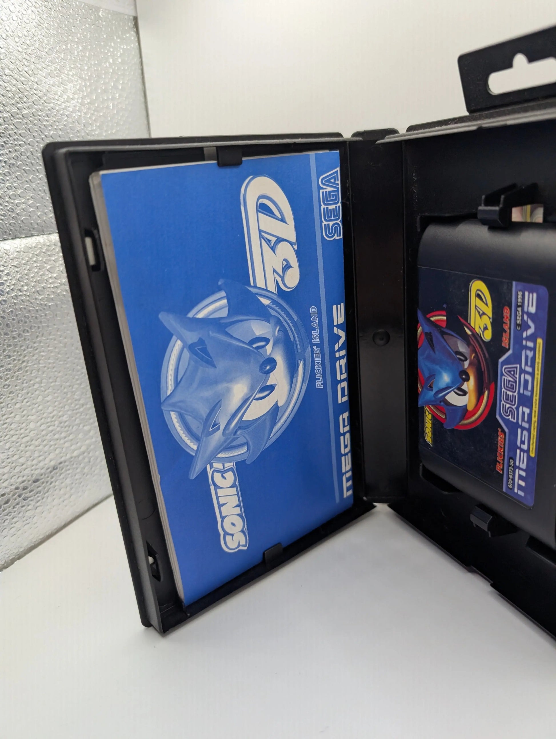 SEGA SMD Mega Drive - Sonic 3D Flickies Island PAL + Instruction, Case, Game FRENLY BRICKS - Open 7 Days