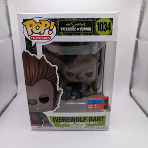 Funko Pop! Werewolf Bart #1034 The Simpsons Fall Convention 2020 Exclusive FRENLY BRICKS - Open 7 Days