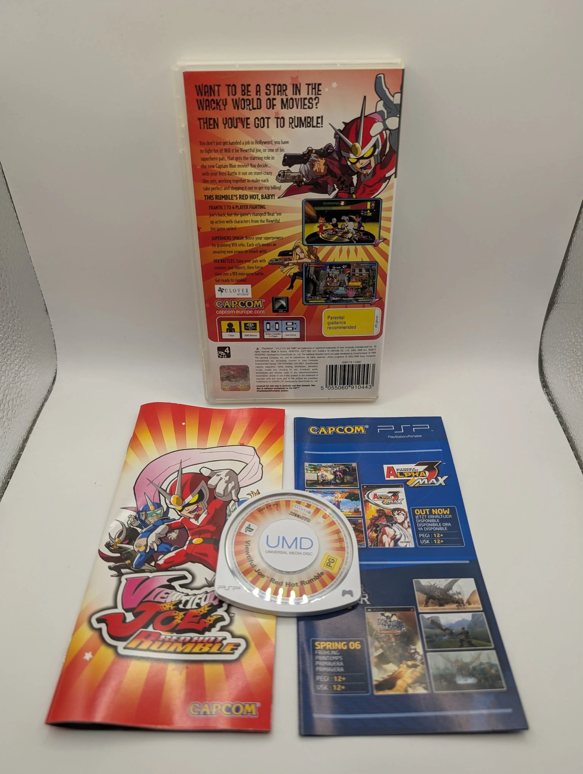 Viewtiful Joe Red Hot Rumble Sony PSP UMD Playstation Portable Game FRENLY BRICKS - Open 7 Days