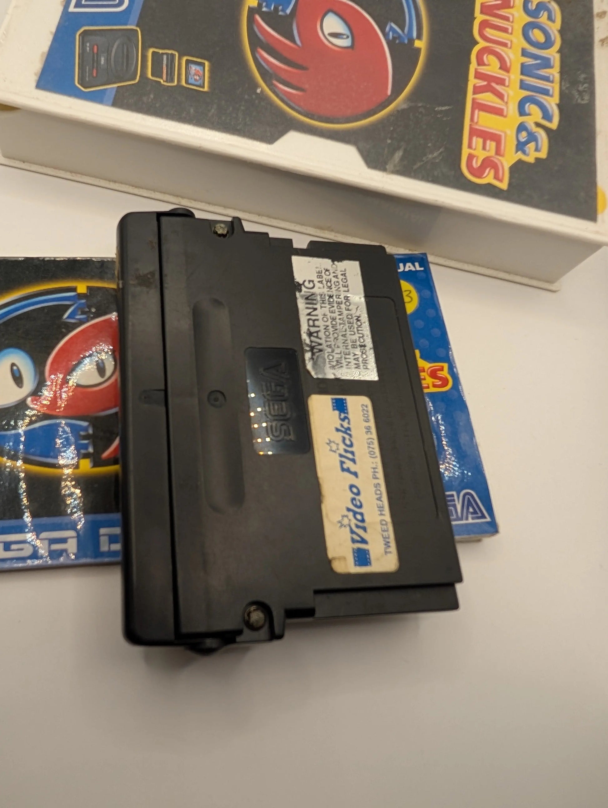 Sonic & Knuckles Sega Mega Drive SMD, Game + Manual + Replacement Case FRENLY BRICKS - Open 7 Days