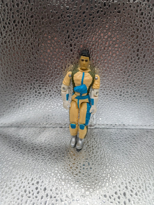 GI JOE COUNTDOWN Vintage Action Figure Complete 1989 Hasbro FRENLY BRICKS - Open 7 Days