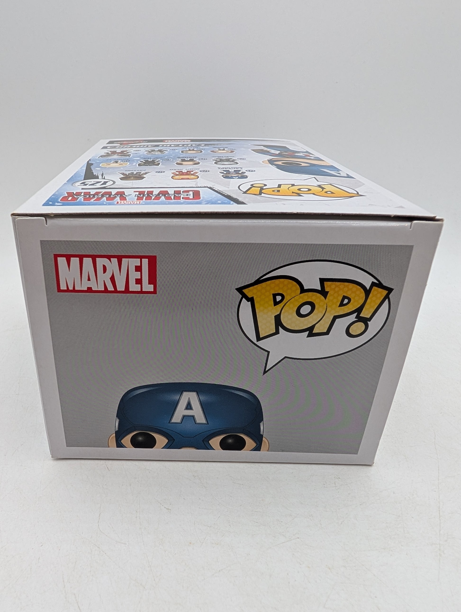 Funko POP! Marvel Captain America Civil War Captain America #125 image 9