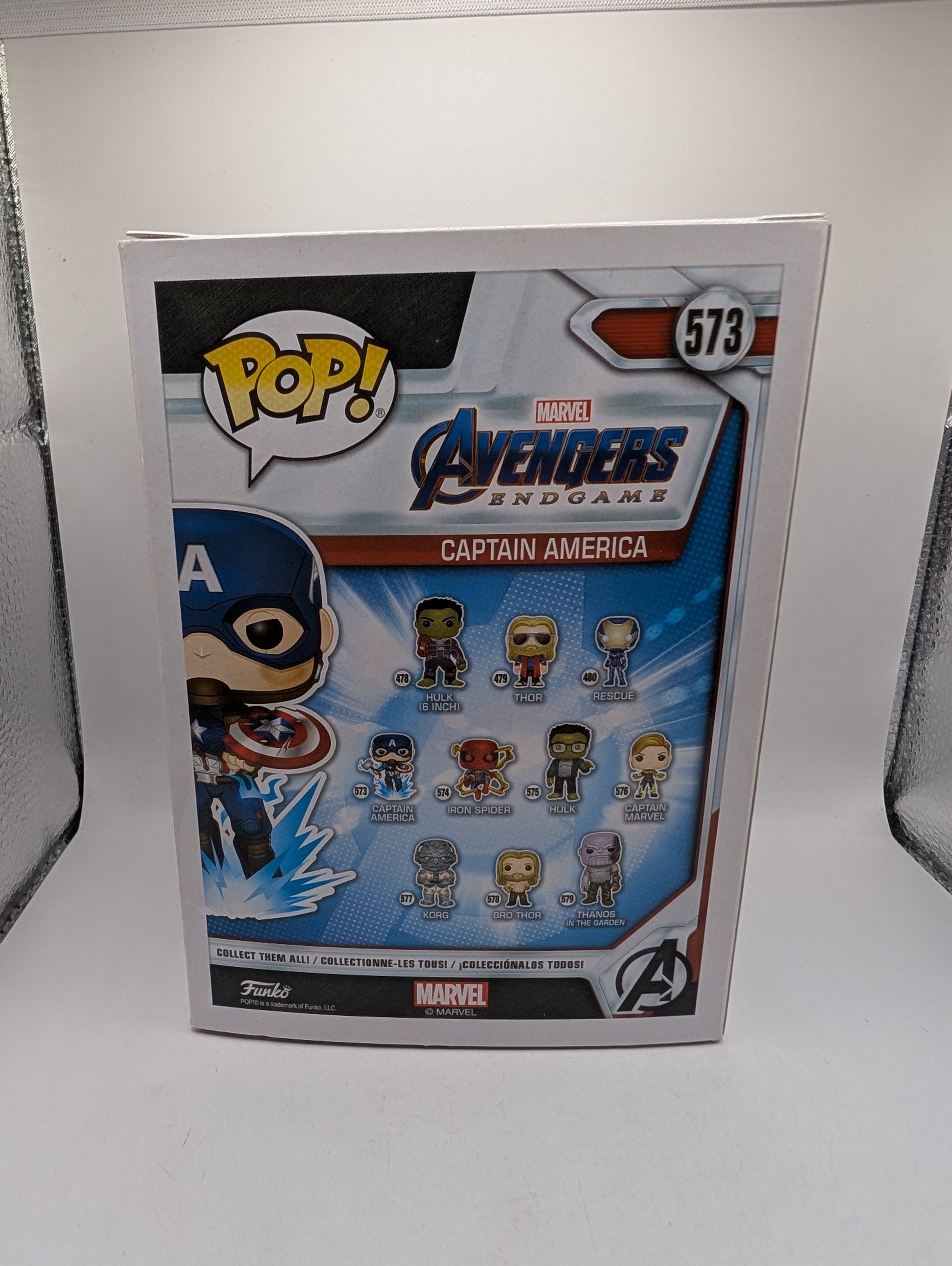 Funko Pop Vinyl - Marvel Avengers: Endgame - Captain America #573 FRENLY BRICKS - Open 7 Days