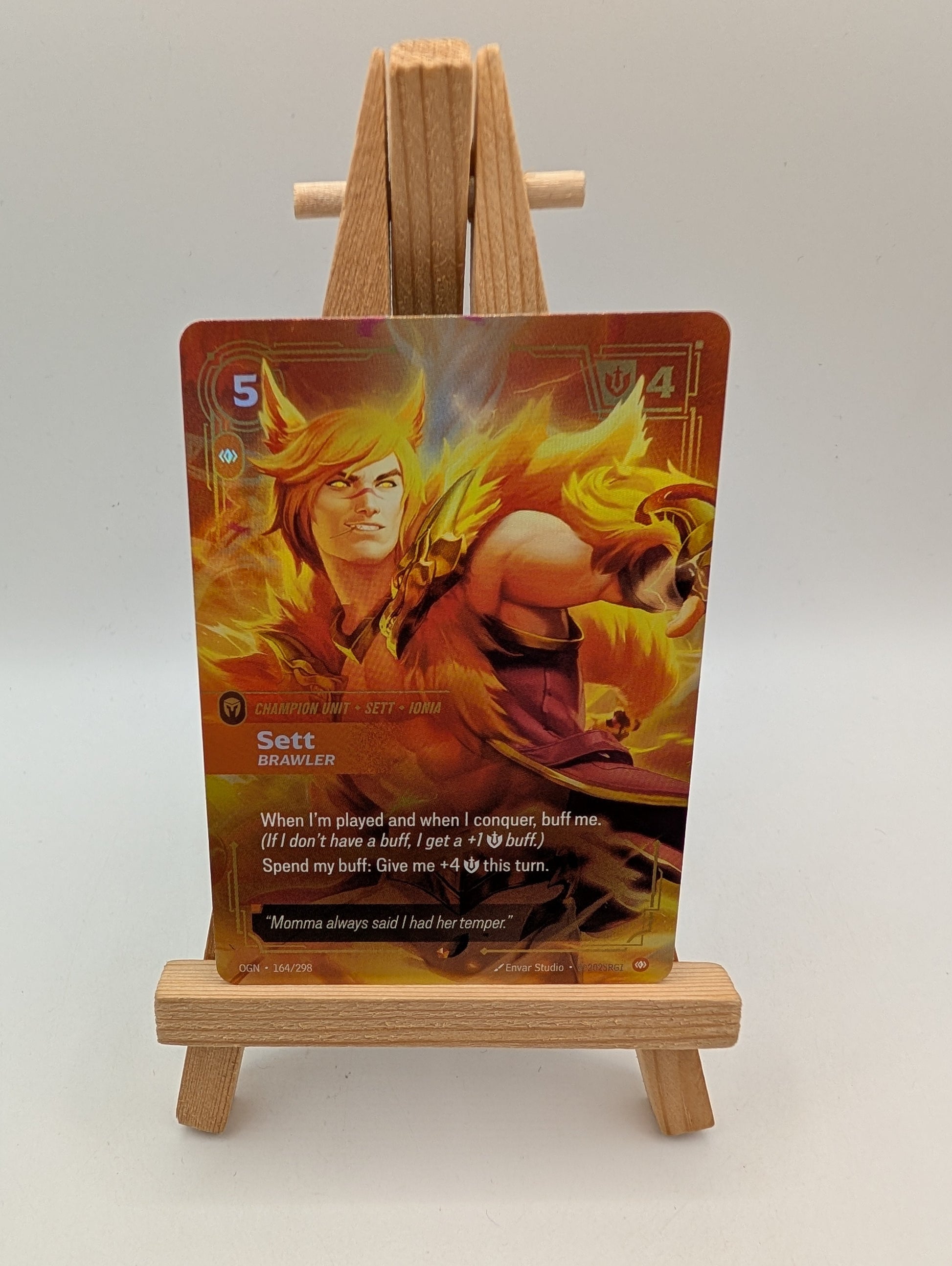 League of Legends Riftbound Origins Sett Brawler Epic 164/298 English FRENLY BRICKS - Open 7 Days
