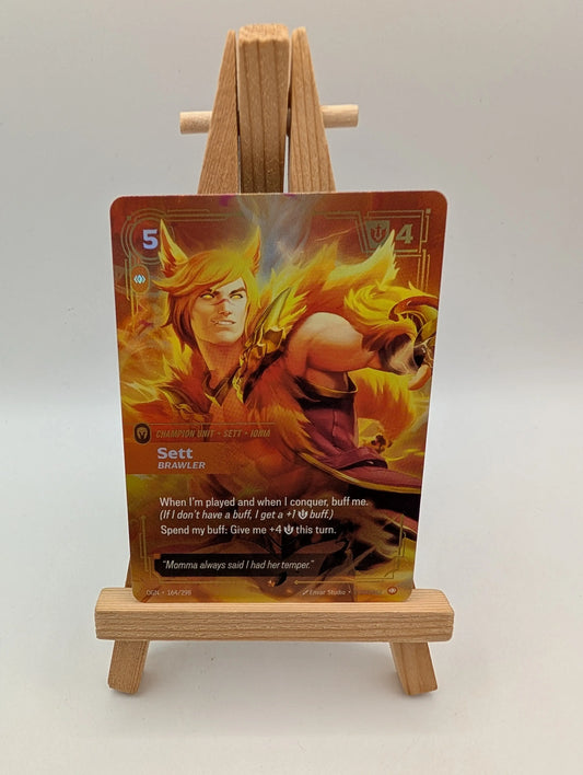 League of Legends Riftbound Origins Sett Brawler Epic 164/298 English FRENLY BRICKS - Open 7 Days