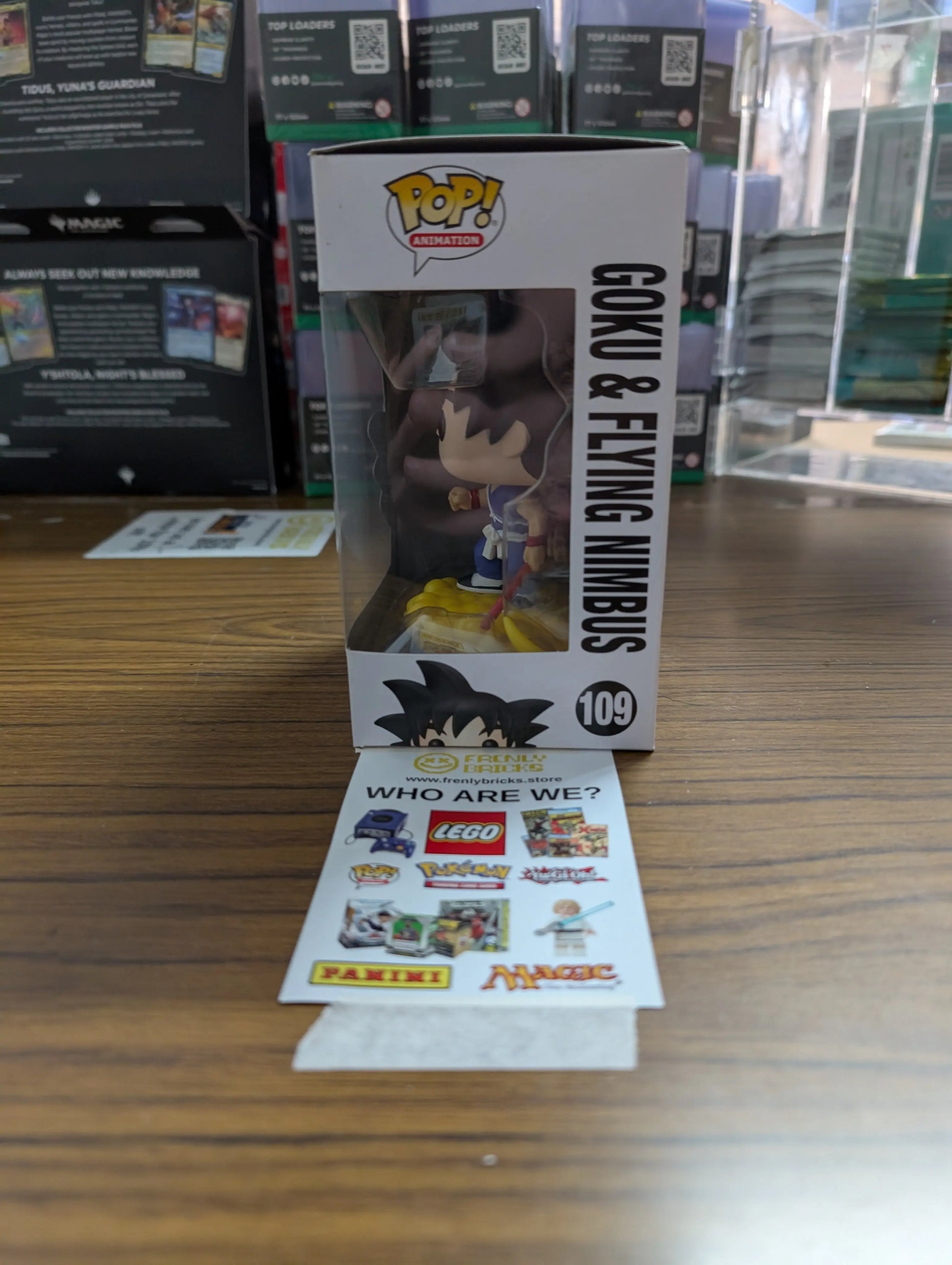 FUNKO Pop Vinyl Goku & Fling Nimbus #109 FRENLY BRICKS - Open 7 Days