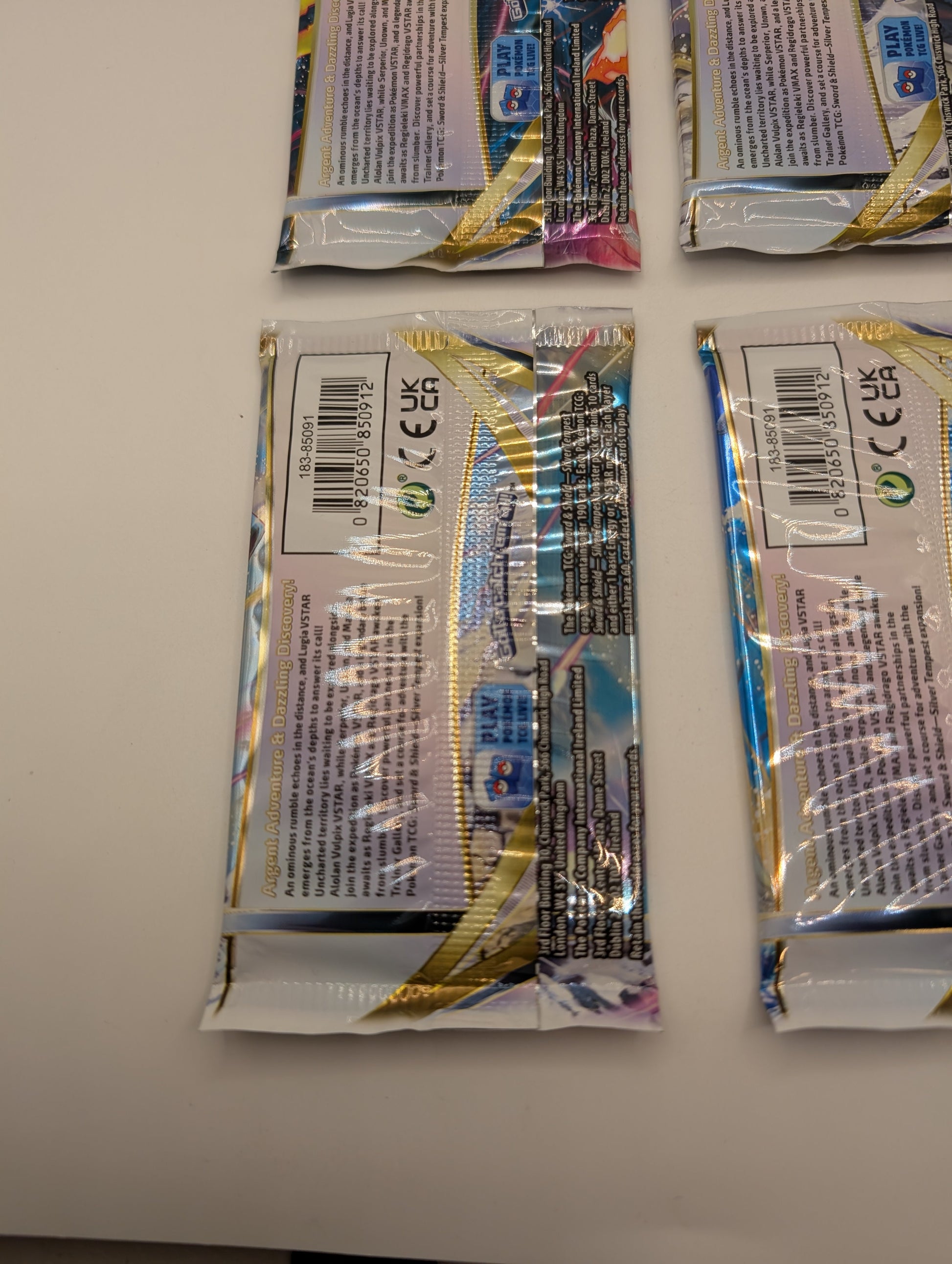 4x Pokemon Silver Tempest Booster Packs | Art Set | Sword & Shield | Brand New FRENLY BRICKS - Open 7 Days