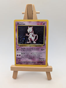 Mewtwo - 10/102 - Holo Rare - Base Set - Pokemon Card - LP