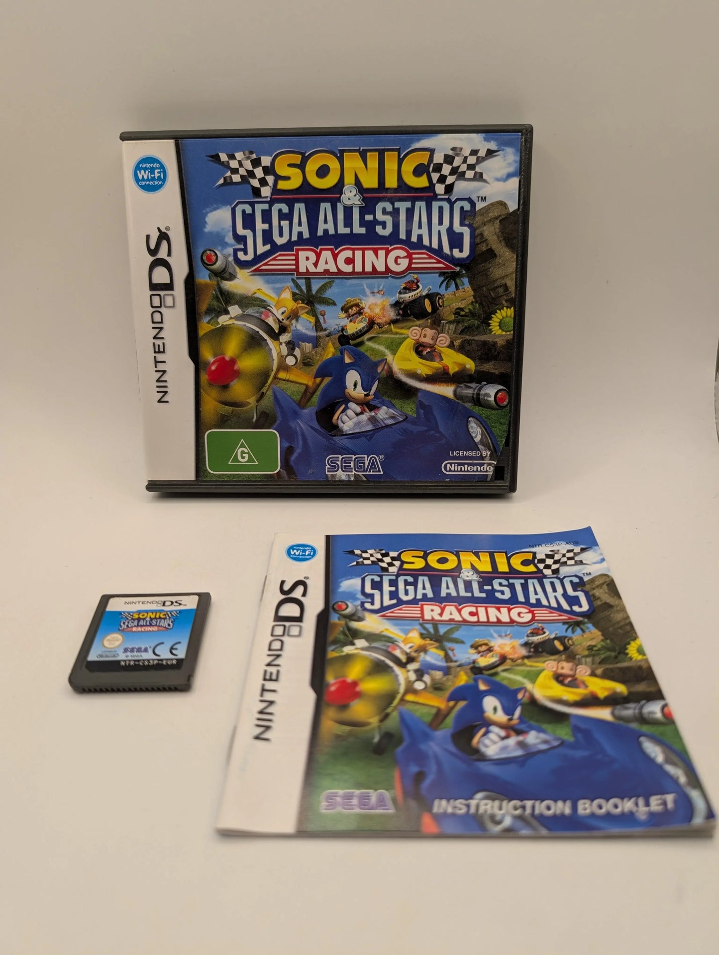 Sonic & Sega All-Stars Racing Nintendo DS  Game Incl Booklet Gc FRENLY BRICKS - Open 7 Days