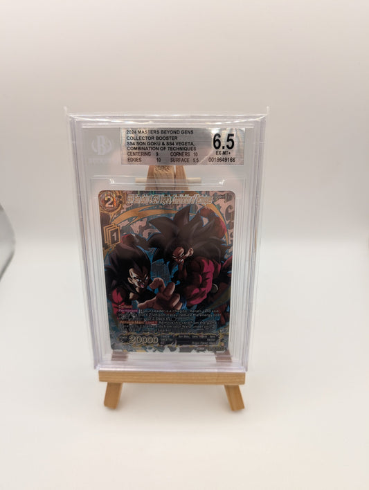 SS4 Son Goku & SS4 Vegeta, Combination of Techniques (Silver) Beyond Generations BGS 6.5 FRENLY BRICKS - Open 7 Days
