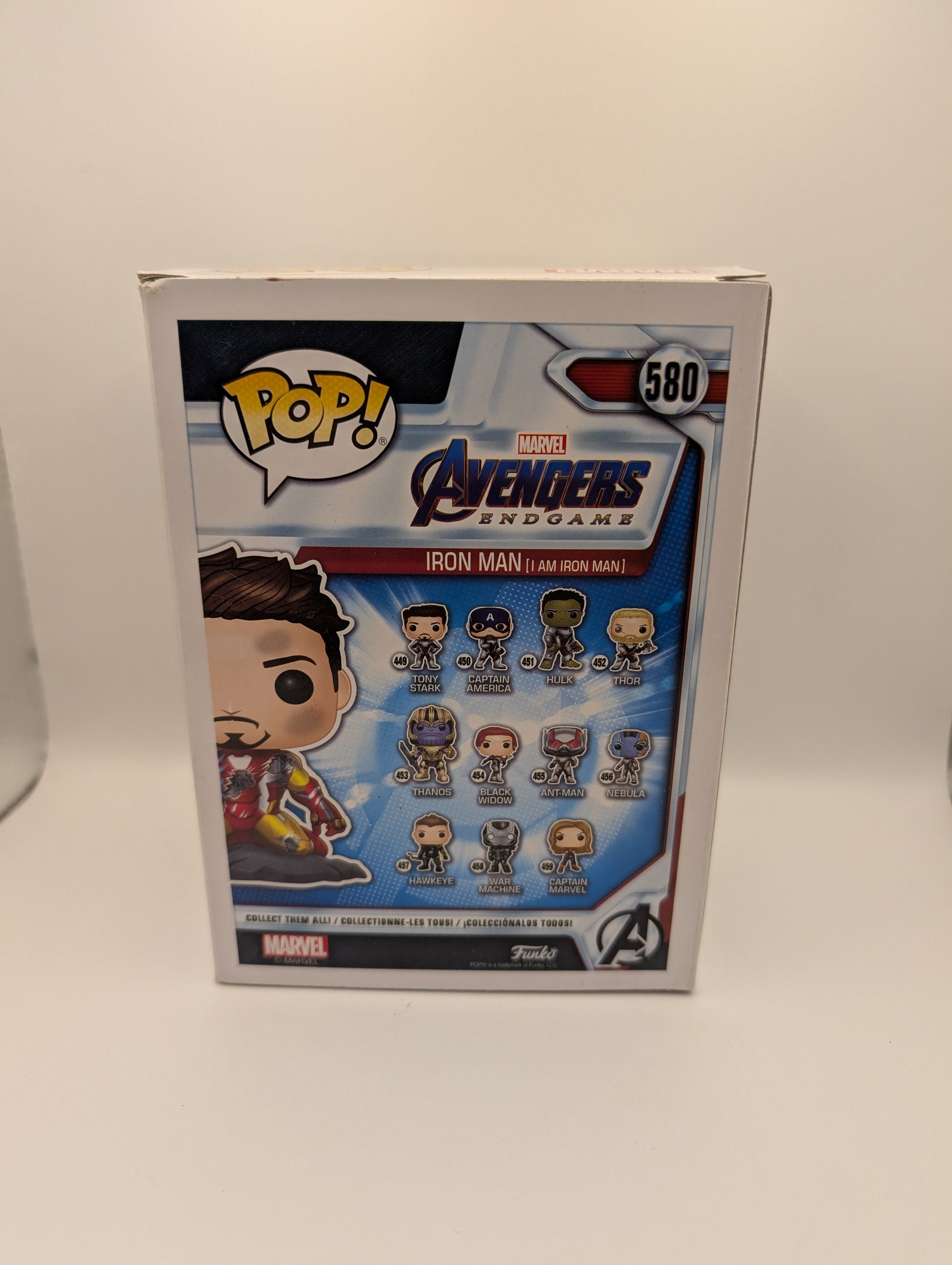 Iron Man I Am Iron Man Glow 580 Avengers Endgame Marvel Funko Pop Vinyl FRENLY BRICKS - Open 7 Days