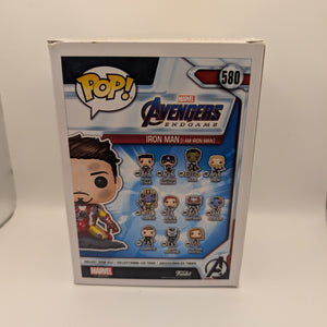 Iron Man I Am Iron Man Glow 580 Avengers Endgame Marvel Funko Pop Vinyl FRENLY BRICKS - Open 7 Days