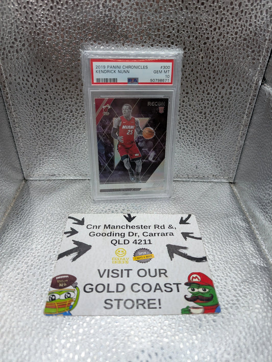 2019-20 Panini Chronicles Recon Pink Kendrick Nunn 300 PSA 10 GEM MT Rookie Card FRENLY BRICKS - Open 7 Days
