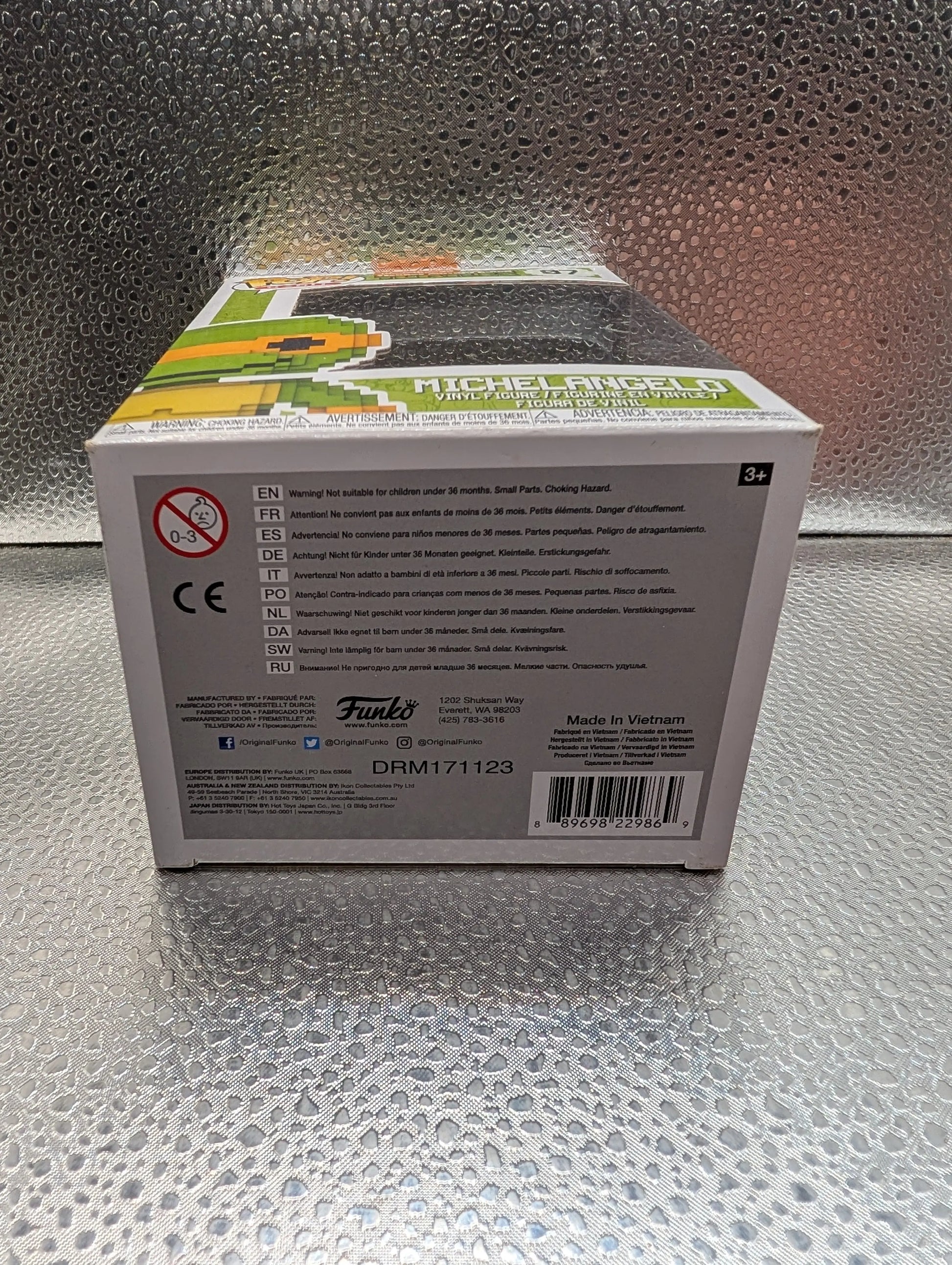 FUNKO Pop Vinyl Michelangelo Teenage Mutant Ninja turtles #07 FRENLY BRICKS - Open 7 Days