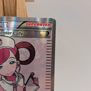 Pokemon Center Lady - 105/106 - Ultra Rare - Flashfire - Pokemon Card - LP FRENLY BRICKS - Open 7 Days