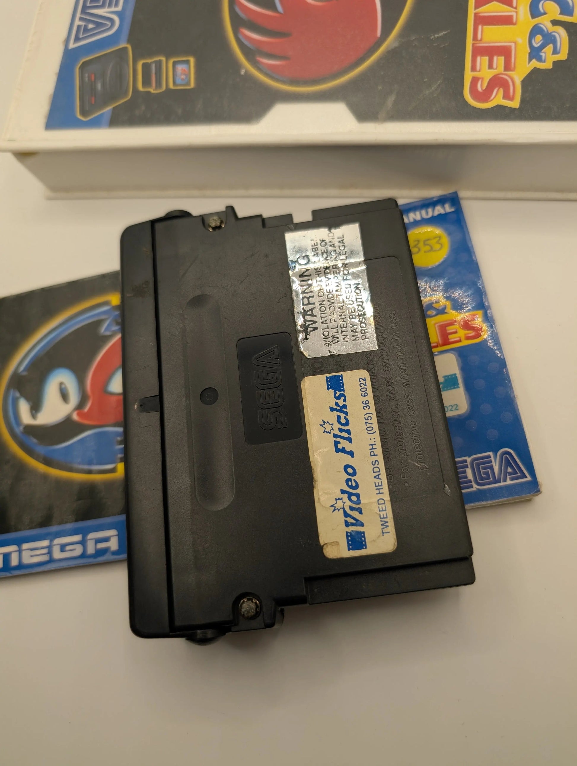 Sonic & Knuckles Sega Mega Drive SMD, Game + Manual + Replacement Case FRENLY BRICKS - Open 7 Days