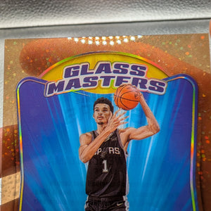 Victor Wembanyama 04/10 Glass Masters Panini Elite FRENLY BRICKS - Open 7 Days