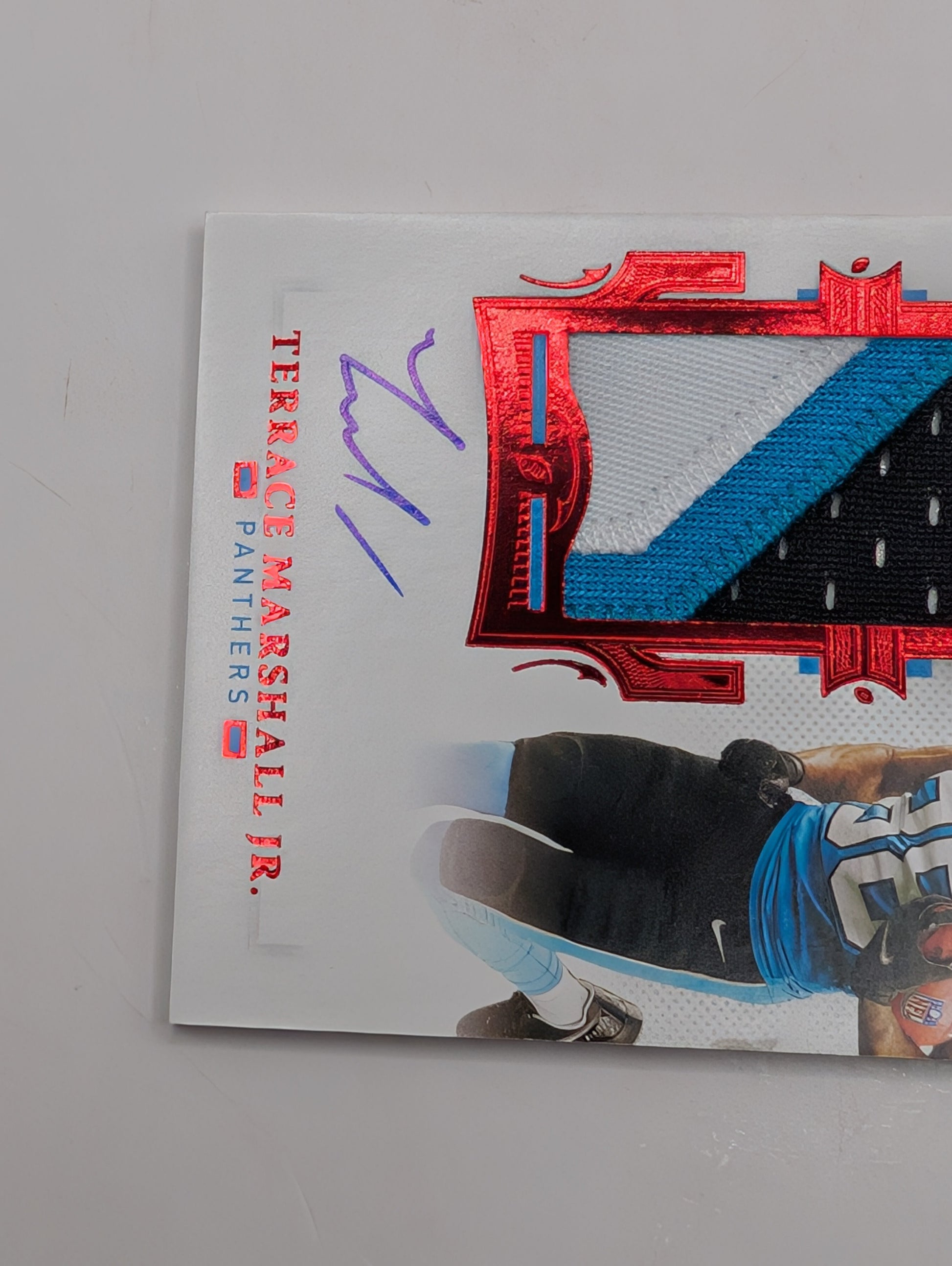 TERRACE MARSHALL JR 2021 FLAWLESS RPA ROOKIE PATCH RUBY RC AUTO /15 FRENLY BRICKS - Open 7 Days