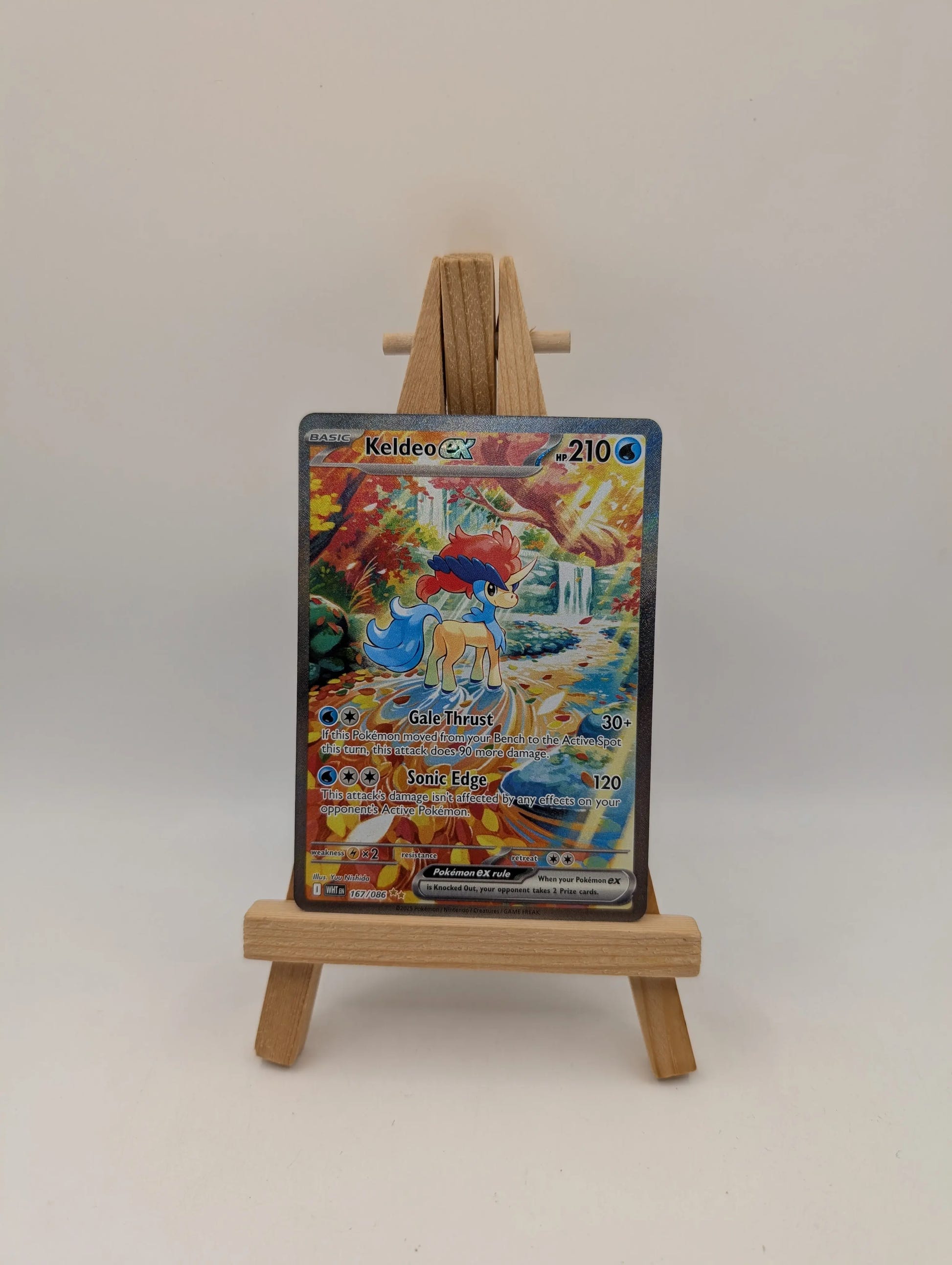 KELDEO EX - #167/086- NM - SIR - WHITE FLARE - POKEMON ENGLISH FRENLY BRICKS - Open 7 Days image 1